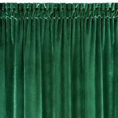 Zasłona SAMANTA welwetowa z połyskiem Eurofirany - 140 x 270 cm - zielony 5