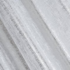 ASTERIA biała firana ze srebrną przecierką 140x250 cm na przelotkach EUROFIRANY - 140 x 250 cm - srebrny 2