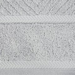 Ręcznik kąpielowy KALIA ze wzorem zygzaka Reina Line Eurofirany - 50 x 90 cm - srebrny 3