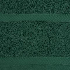 Ręcznik KALIA ciemnozielony ze wzorem zygzaka Reina Line Eurofirany - 50 x 90 cm - butelkowy zielony 2