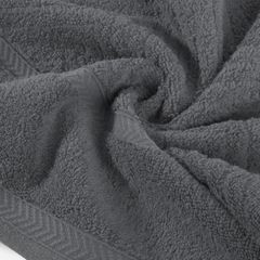 Ręcznik kąpielowy KALIA ze wzorem zygzaka Reina Line Eurofirany - 70 x 140 cm - stalowy 4