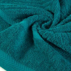 Ręcznik kąpielowy KALIA turkusowy ze wzorem zygzaka Reina Line Eurofirany - 70 x 140 cm - turkusowy 4