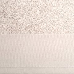 Ręcznik kąpielowy beżowy  JULITA z bordiurą szenilową Mój wybór - Ewa Minge 50x90 cm Eurofirany - 50 x 90 cm - beżowy 3