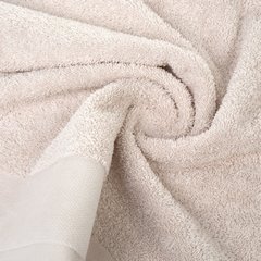 Ręcznik kąpielowy JULITA z szenilową bordiurą Mój wybór - Eva Minge Eurofirany - 50 x 90 cm - beżowy 4