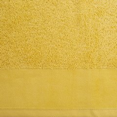 Ręcznik kąpielowy JULITA z szenilową bordiurą Mój wybór - Eva Minge Eurofirany - 50 x 90 cm - musztardowy 3