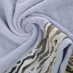 Ręcznik kąpielowy CECIL z dekoracyjną bordiurą Eva Minge Eurofirany - 50 x 90 cm - jasnoszary 5