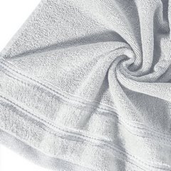 Ręcznik GLORY 1 z bordiurą z dodatkiem lśniącej nici Eurofirany - 30 x 50 cm - jasnopopielaty 4