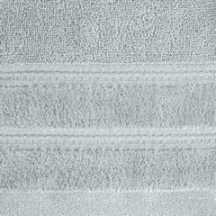 Ręcznik GLORY 1 z bordiurą z dodatkiem lśniącej nici Eurofirany - 50 x 90 cm - stalowy 3