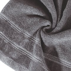 Ręcznik GLORY 1 z bordiurą z dodatkiem lśniącej nici Eurofirany - 70 x 140 cm - grafitowy 4