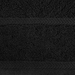 Ręcznik KALIA ze wzorem zygzaka Reina Line Eurofirany - 30 x 50 cm - czarny 2