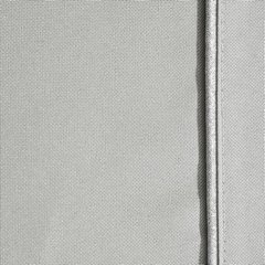 Obrus srebrny KARIN z dekoracyjną listwą i lamówką Eurofirany - 145 x 400 cm - szary 4