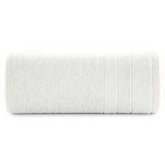 LINEA ręcznik kąpielowy z welwetową bordiurą Eurofirany - 50 x 90 cm - biały 2