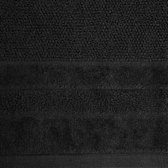 LINEA ręcznik kąpielowy z welwetową bordiurą Eurofirany - 50 x 90 cm - czarny 4