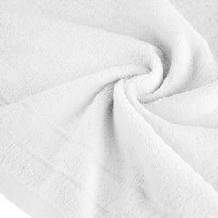 Ręcznik do rąk Damla z welwetową bordiurą Eurofirany - 30 x 50 cm - biały 4