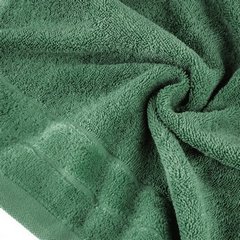 Ręcznik do rąk Damla z welwetową bordiurą Eurofirany - 30 x 50 cm - zielony 4