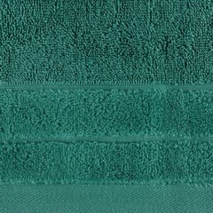 Ręcznik do rąk Damla z welwetową bordiurą Eurofirany - 30 x 50 cm - butelkowy zielony 3