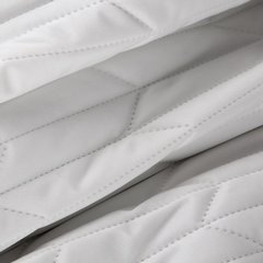 Narzuta na łóżko biała SOFIA 1 z matowego welwetu pikowana bezszwowo 220x240 cm Eurofirany - 220 x 240 cm - biały 4