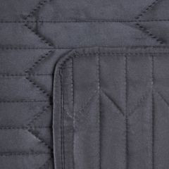 Narzuta na łóżko czarna SOFIA 1 z matowego welwetu pikowana bezszwowo 230x260 cm Eurofirany - 230 x 260 cm - czarny 3