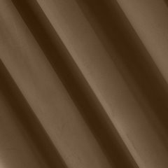Zasłona brązowa SIBEL z gładkiego welwetu Pierre Cardin Eurofirany - 140 x 270 cm - brązowy 2