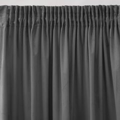 Zasłona SIBEL z gładkiego welwetu Pierre Cardin Eurofirany - 140 x 270 cm - stalowy 5