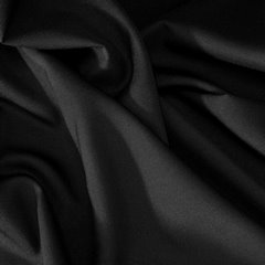 Zasłona gotowa RITA krótka czarna z matowej  gładkiej tkaniny  na przelotkach 140x175 cm EUROFIRANY - 140 x 175 cm - czarny 4