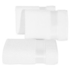 Ręcznik MILAN biały z błyszczącą bordiurą Eurofirany - 30 x 50 cm - biały 1