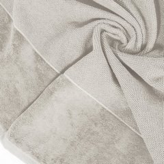 Ręcznik łazienkowy LUCY z bordiurą z weluru Eurofirany - 30 x 50 cm - kremowy 4