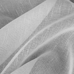 Sonia subtelna biała firana z gładkiej etaminy na przelotkach 400x145 cm Eurofirany - 400 x 145 cm - biały 4