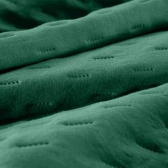 Narzuta zielona LIBI 2 pikowana metodą hot press  Eurofirany - 170 x 210 cm - ciemnozielony 4