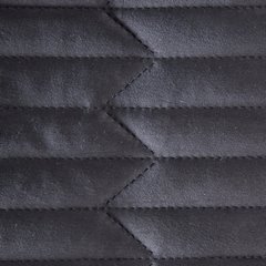 Narzuta na łóżko czarna SOFIA 1 z matowego welwetu pikowana bezszwowo 220x240 cm Eurofirany - 220 x 240 cm - czarny 5