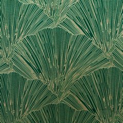 Zasłona GOJA z welwetu z motywem roślinnym Pierre Cardin Eurofirany - 140 x 250 cm - zielony 3
