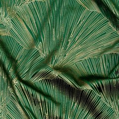 Zasłona GOJA z welwetu z motywem roślinnym Pierre Cardin Eurofirany - 140 x 250 cm - zielony 4