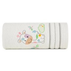 Ręcznik dziecięcy BABY 33 biały z haftowaną żyrafą 30x50 cm Eurofirany - 30 x 50 cm - biały 2