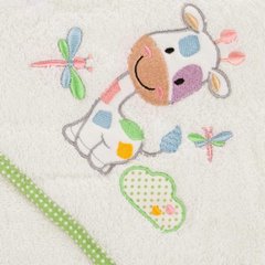 Ręcznik dziecięcy BABY 33 biały z haftowaną żyrafą 30x50 cm Eurofirany - 30 x 50 cm - biały 3