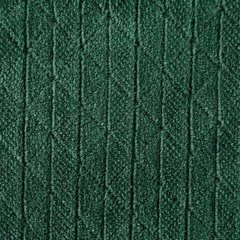 Koc zielony CINDY 4 z mikroflano wzór geometryczny 3D 150x200 cm DESIGN 91 - 150 x 200 cm - ciemnozielony 5