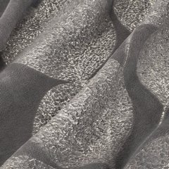 Koc grafitowy GINKO 2 z mikroflano ze wzorem gałązki miłorzębu 150x200 cm EUROFIRANY - 150 x 200 cm - grafitowy 6