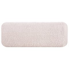 Ręcznik kąpielowy pudrowy GŁADKI 1 z bawełny 30x50 cm Eurofirany o gramaturze 400 g/m2 - 30 X 50 cm - pudrowy 2