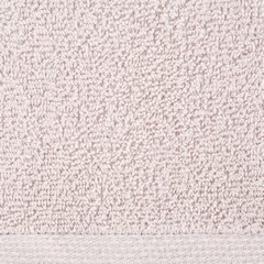 Ręcznik kąpielowy pudrowy GŁADKI 1 z bawełny 30x50 cm Eurofirany o gramaturze 400 g/m2 - 30 X 50 cm - pudrowy 3