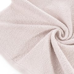 Ręcznik kąpielowy pudrowy GŁADKI 1 z bawełny 30x50 cm Eurofirany o gramaturze 400 g/m2 - 30 X 50 cm - pudrowy 4