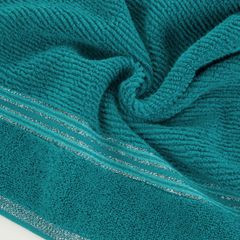 FILON ręcznik kąpielowy z błyszczącą bordiurą Eva Minge Eurofirany - 70 x 140 cm - turkusowy 5