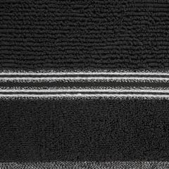 FILON ręcznik kąpielowy z błyszczącą bordiurą Eva Minge Eurofirany - 70 x 140 cm - czarny 4