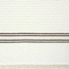 FILON ręcznik do rąk z błyszczącą bordiurą Eva Minge Eurofirany - 30 x 50 cm - kremowy 4