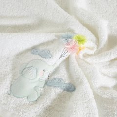 BABY 37 bawełniany ręcznik kąpielowy dla dziecka Eurofirany - 50 x 90 cm - biały 4