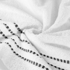 Ręcznik FIORE z ozdobnym stębnowaniem na bordiurze Eurofirany - 50 x 90 cm - biały 4