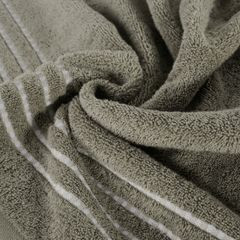 Ręcznik FIORE z ozdobnym stębnowaniem na bordiurze Eurofirany - 30 x 50 cm - jasnobrązowy 4