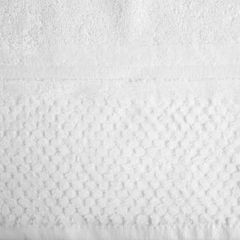 Ręczniki IBIZA biały z bawełny z efektowną bordiurą Eurofirany - 30 x 50 cm - biały 3