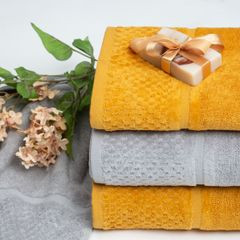 Ręczniki IBIZA z bawełny z efektowną bordiurą Eurofirany - 50 x 90 cm - biały 5