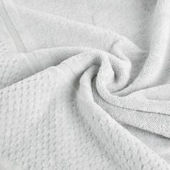 Ręczniki IBIZA z bawełny z efektowną bordiurą Eurofirany - 30 x 50 cm - srebrny 4