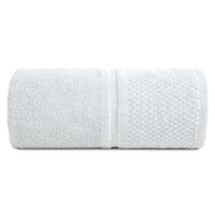 Ręczniki IBIZA z bawełny z efektowną bordiurą Eurofirany - 50 x 90 cm - srebrny 2