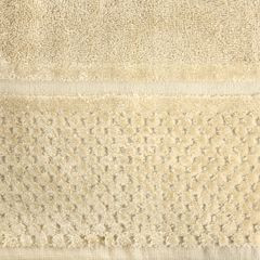 Ręczniki IBIZA z bawełny z efektowną bordiurą Eurofirany - 30 x 50 cm - beżowy 3